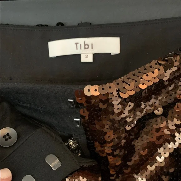 Tibi sequins trouser skirt - Picture 4 of 10